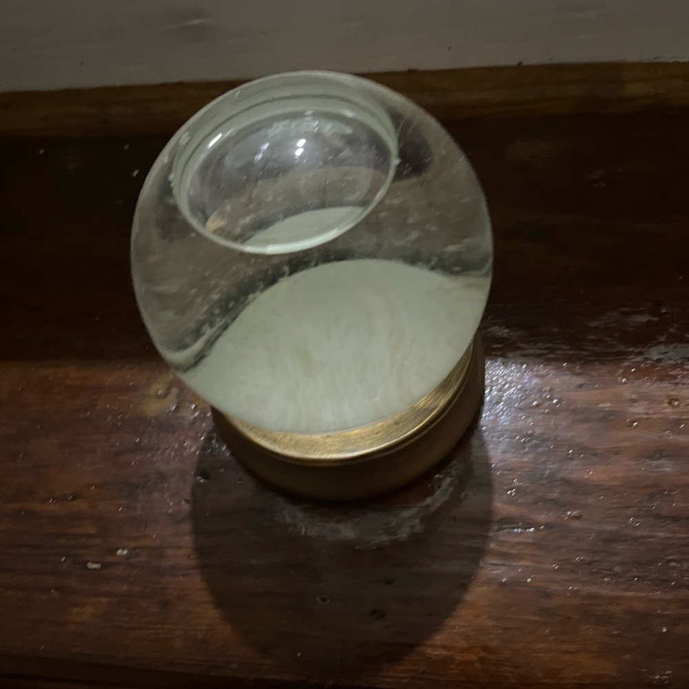Halloween Fortune Telling Glass Globe with Gold Base